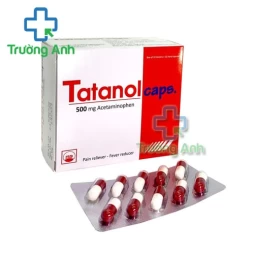 Tatanol Caps 500mg Pymepharco (viên nang) - Thuốc giảm đau, hạ sốt